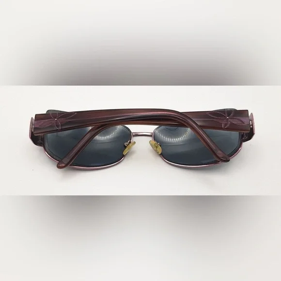 Saks Fifth Avenue S5A42/S Pink Oval Sunglasses Frames Only - Picture 4 of 8